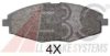 A.B.S. 37139 OE Brake Pad Set, disc brake